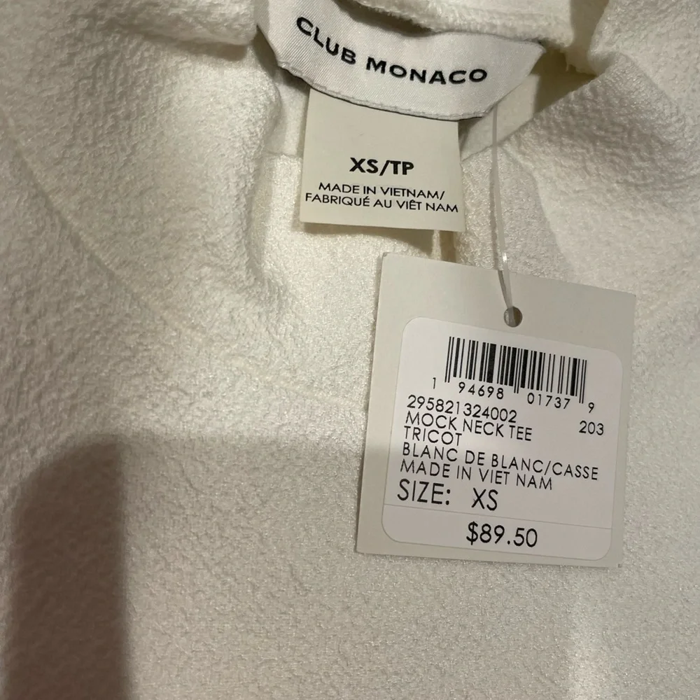 Club Monaco Mock Neck Tee - Picture 8 of 11